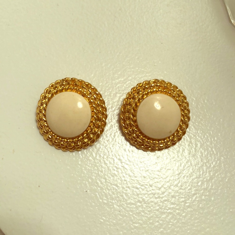 St. John vintage clip on earrings!